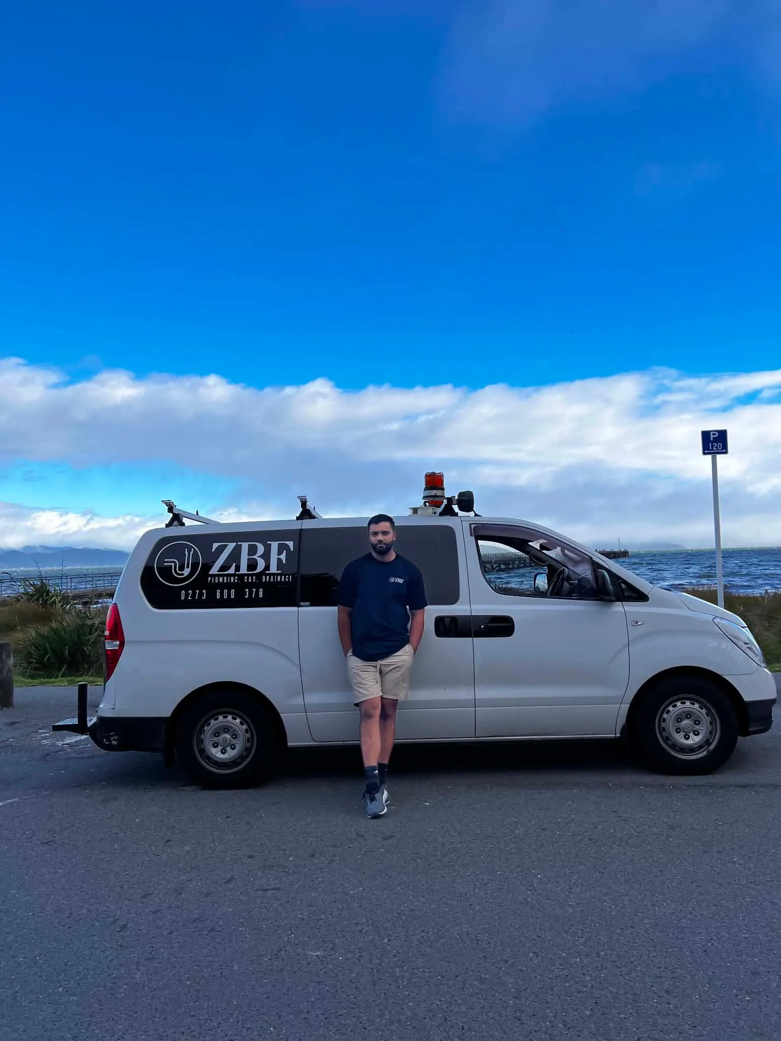 Zac, on site