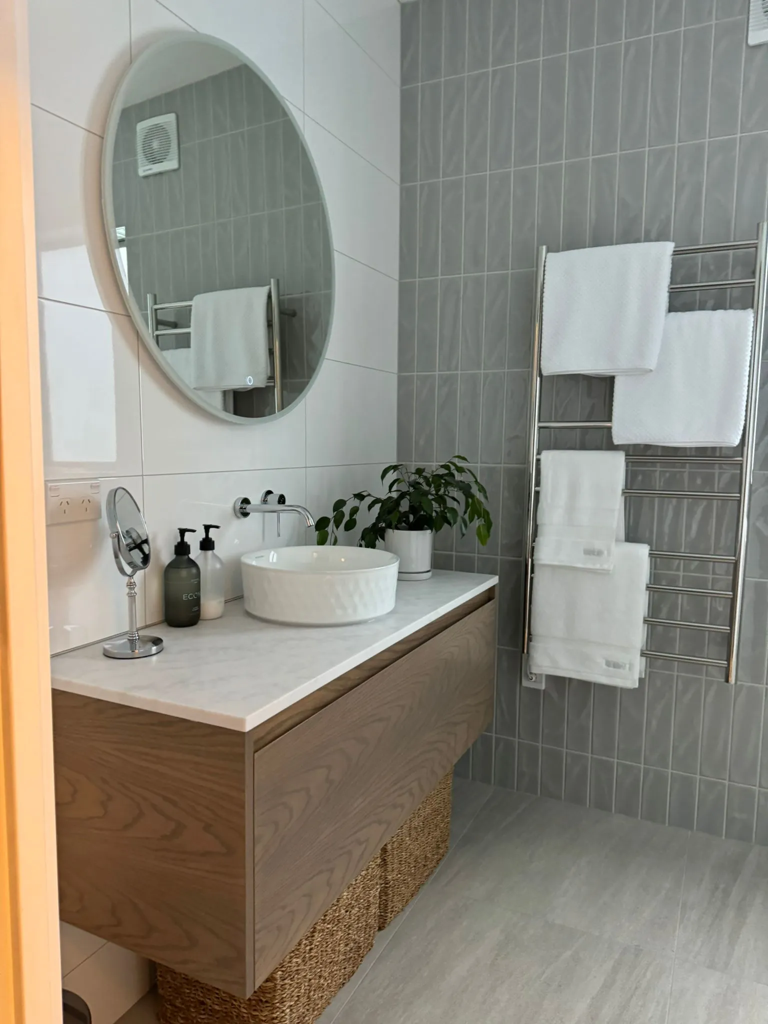 Bathroom renovation work