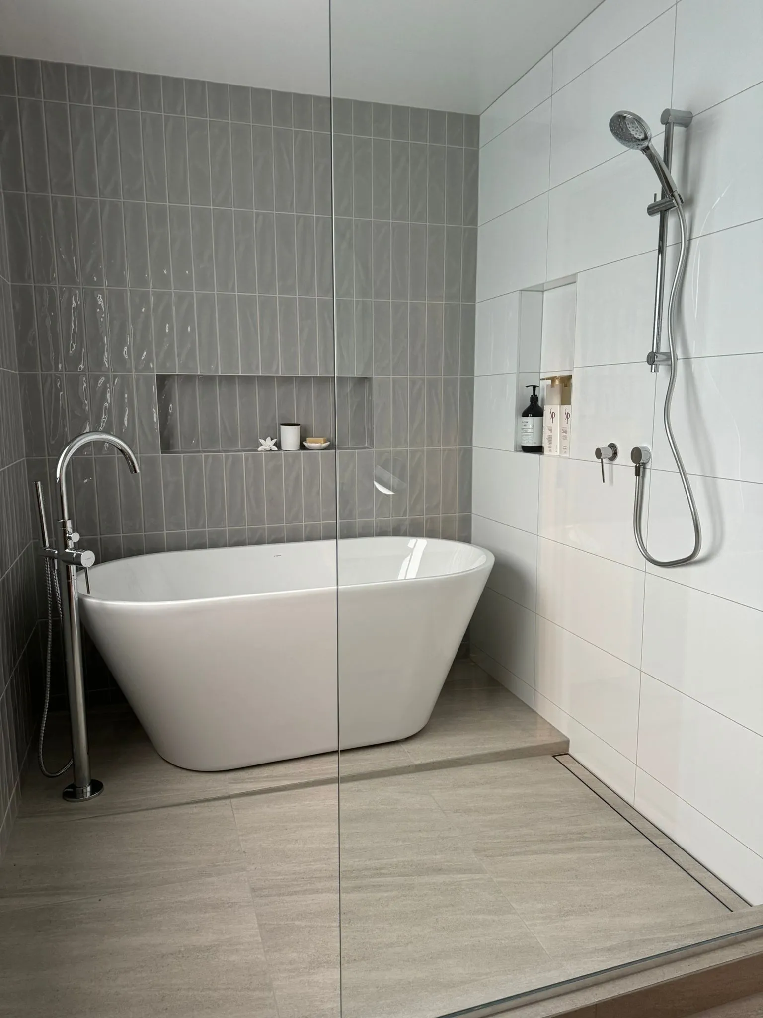 Bathroom renovation work
