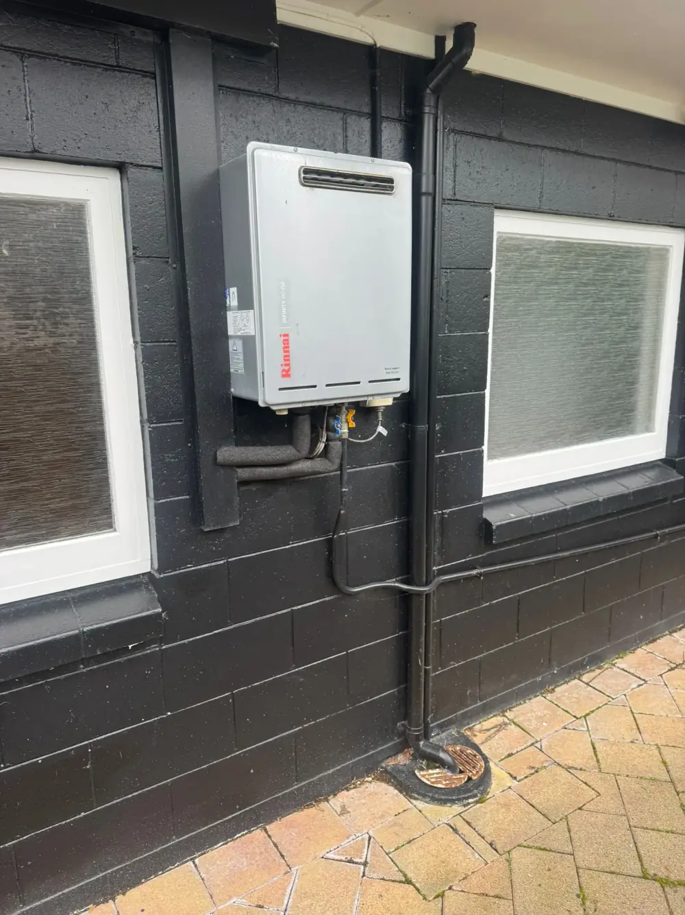 Gasfitting work on site