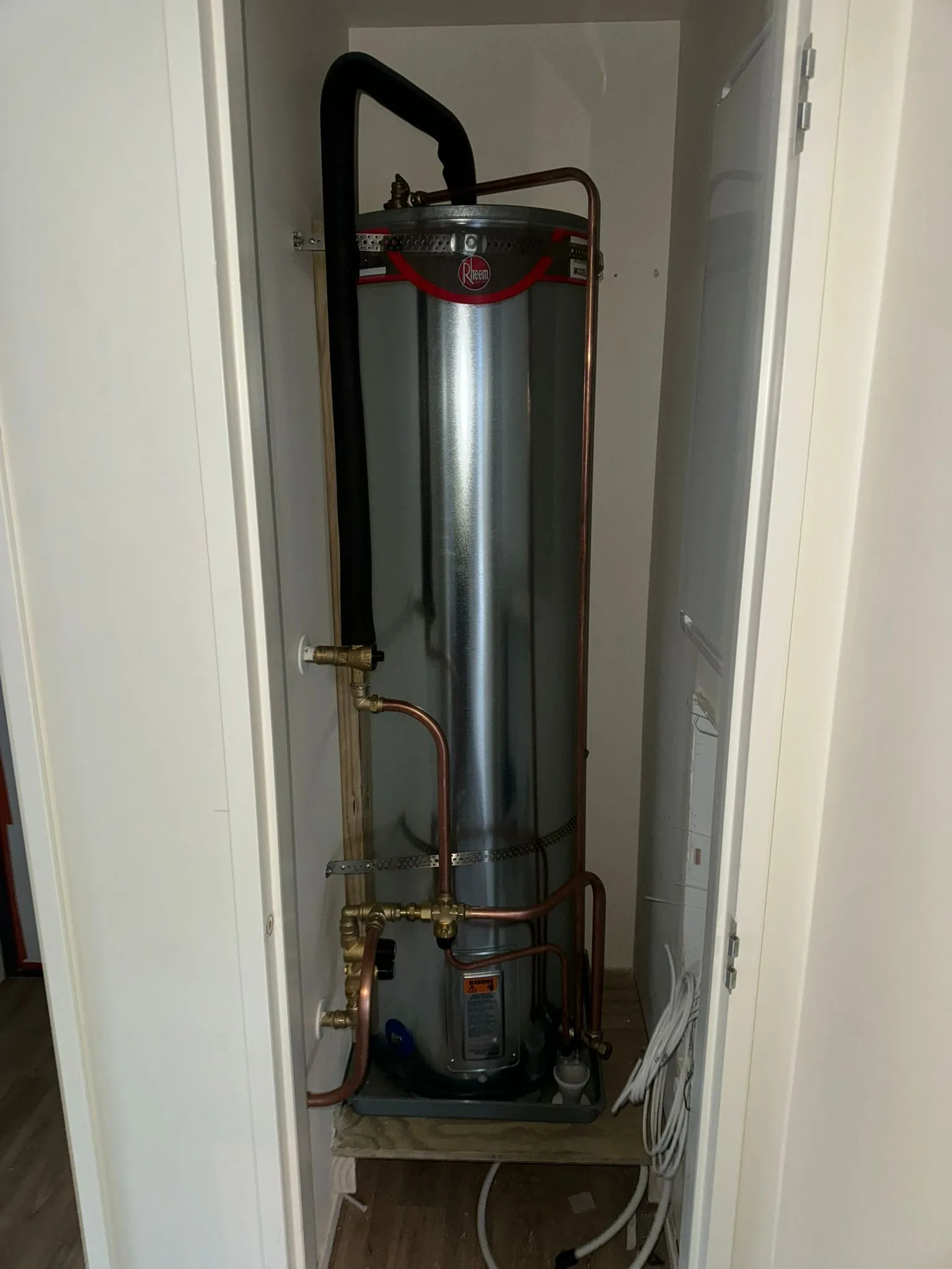 Hot water cylinder work